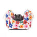 Hand-Painted Floral Pet Travel Safety Dog Car Seat Bed