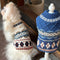 Knitted Fair Isle Diamond Dog Sweater