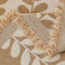 Leaf Stripe Chenille Fabric Fringe Decoration Couch Cover