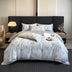 Light-Luxe Botanical Print Cooling Silky Duvet Cover Bed Sheet Set