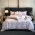 Light-Luxe Botanical Print Cooling Silky Duvet Cover Bed Sheet Set