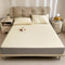 Luxury Cooling Ice Silk Breathable Houndstooth Fitted Sheet Mattress Cover