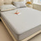 Luxury Cooling Ice Silk Breathable Houndstooth Fitted Sheet Mattress Cover