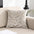Almohada de sofá de terciopelo de lujo Jacquard Cut Home
