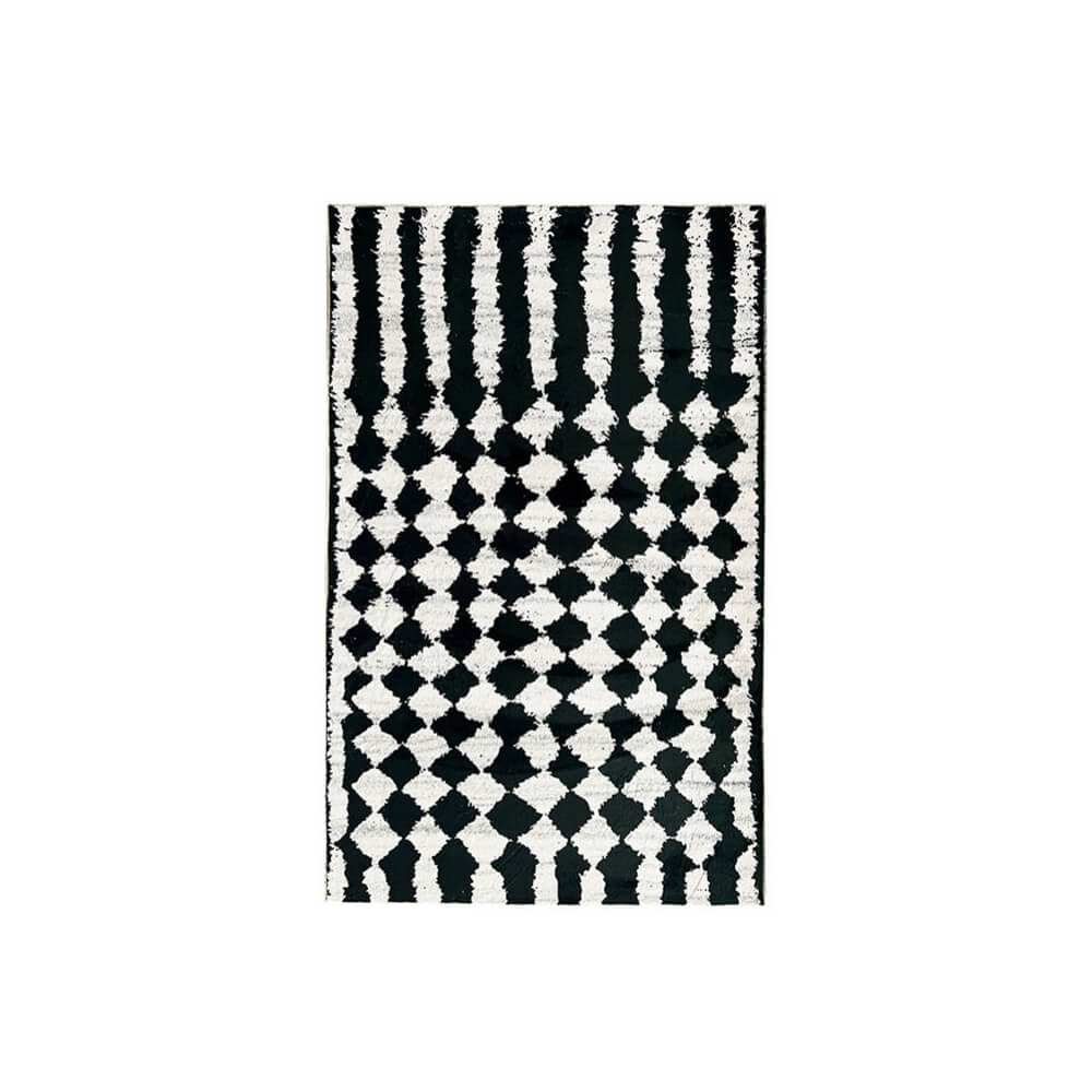 Alfombra de sala de estar minimalista moderna alfombra suave y elegante
