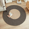 Nordic Handwoven Durable Cat Scratch Mat Rug with Fringe