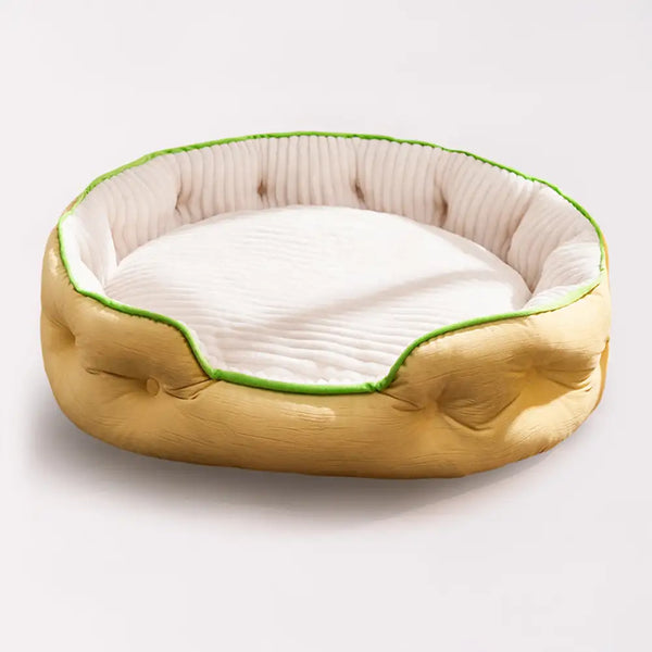 Plush Warm Comfortable Round Deep Sleep Dog Bed