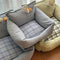 Cama rústica Pathwork Patchwork Sofá Cama con juguete
