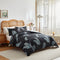 Simplistic Leaf Pattern Skin-Friendly Breathable Comforter Set with Pillowcases