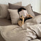 Striped Yarn-Dyed Cotton Duvet Cover Bed Sheet Set