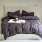 Striped Yarn-Dyed Cotton Duvet Cover Bed Sheet Set