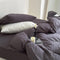 Striped Yarn-Dyed Cotton Duvet Cover Bed Sheet Set