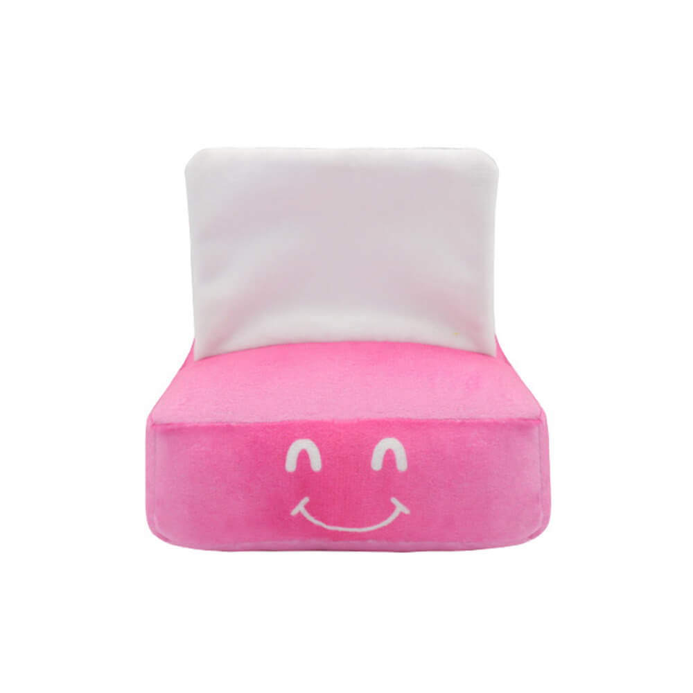 Juguete de perro de peluche interactivo de chirriador lavable de la caja de pañuelos
