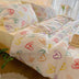 Juego de cama de cubierta de algodón de algodón de algodón de algodón de acuarela