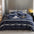 Wave Bubble Design Warm Eco-Friendly Faux Fur Bed Sheet Set