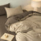 Wavy Jacquard Percale Cotton Duvet Cover Bed Sheet Set