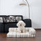 Patrón de cebra grande Bedera de almohada ortopédica y gato de perros y gatos