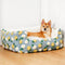 Lit pour chien et chat touffeté en laine ultra confortable fait à la main