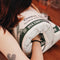 Durable Canvas Money-Themed Cat Bed