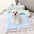 Floral Ice Silk Dog & Cat Cooling Mat Neck Support with Pillow