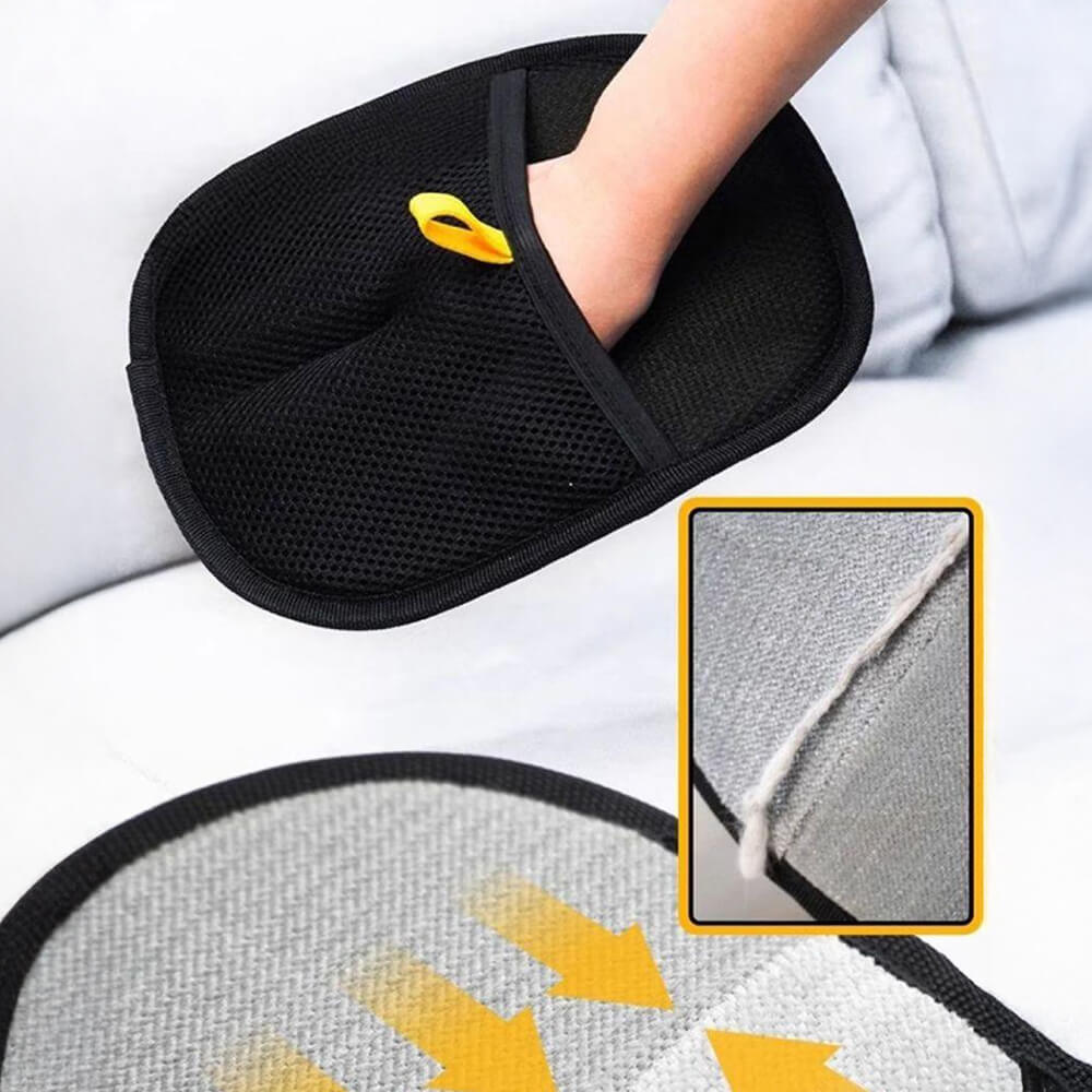 Pet Hair Removal Glove with Dual-Sided Electrostatic Bristle