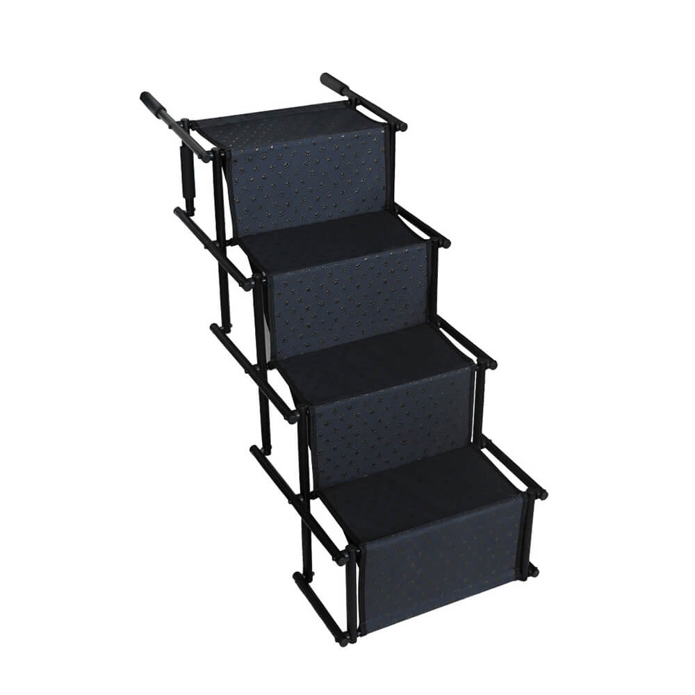 Viaje Portable plegable 4 pasos Las escaleras para perros sin deslizamiento
