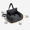 Bedera de asiento para el automóvil para perros impermeables.