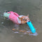 Juguetes interactivos al aire libre resistentes a tirar juguetes flotantes de perro