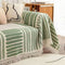 Geometric Pattern Multi-Color Sofa Cover - Modern Design for a Stylish Home