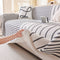 Geometric Pattern Multi-Color Sofa Cover - Modern Design for a Stylish Home