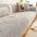 Chenille Art Corrugated Breatable No-Slip Couch Cover Coach