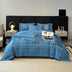 Luxurious Hyarn-conteo Jacquard Dórcete Cubierta de sábana de la cama