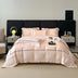 Luxurious Hyarn-conteo Jacquard Dórcete Cubierta de sábana de la cama