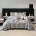 Luxurious Hyarn-conteo Jacquard Dórcete Cubierta de sábana de la cama