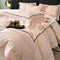 Luxurious Hyarn-conteo Jacquard Dórcete Cubierta de sábana de la cama