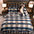 Estilo moderno en espesado cómodo juego de cama de terciopelo de leche