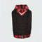 Perfect for Fall Winter Plaid Collar Cable Knit Dog Sweater Vest