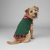 Perfect for Fall Winter Plaid Collar Cable Knit Dog Sweater Vest