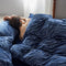 Juego de cama de gamuza de gamuza de terciopelo premium