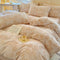 Rose Series Carved Milk Velvet Comfort Soft Bed Sheet Set