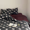 Cute Puppy Jacquard Knit Cotton Duvet Cover Bed Sheet Set