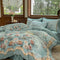 Velvet de leche floral atemporal TAL CONJUNTO DE CAMA ESTÁTICO CALIENTE