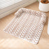 Plush Leaf Jacquard Non-Slip Pet Mat Pet Bed