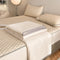 Solid Color Cooling Breathable Quilted Latex Bed Sheet Set with Mattress Protector