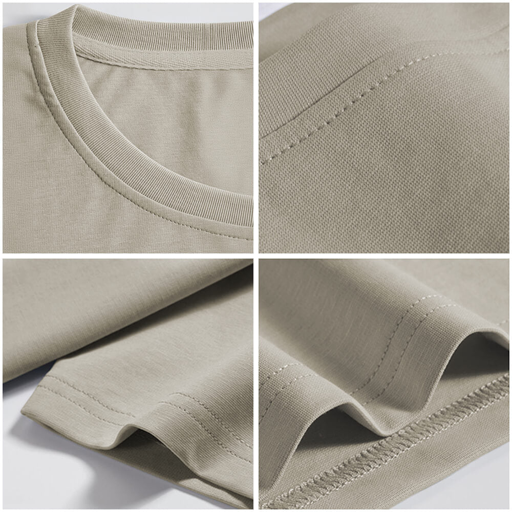 Sólido <tc>Color</tc> Camiseta unisex ligera, refrescante y resistente al pelo de mascotas