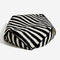 Trendiges, gestreiftes, polygonales, beruhigendes Sitzsack-Hundebett
