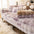 Elegante decoración del hogar de gradiente de gradiente cubierta de sofá lavable