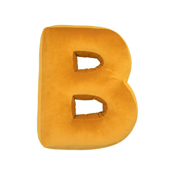 Velvet Letter Hugging Sofa Pillow