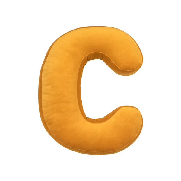 Velvet Letter Hugging Sofa Pillow