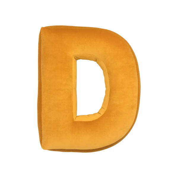 Velvet Letter Hugging Sofa Pillow
